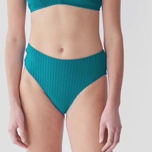 Araks Ulla Bikini Bottom in Caspian Rib EUC